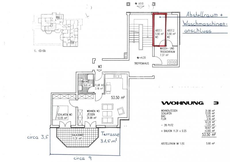 Wohnung zum Kauf 239.000 € 2 Zimmer 53 m²<br/>Wohnfläche 1.<br/>Geschoss Brieselang Brieselang 14656