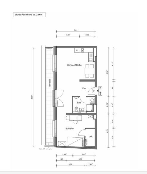 Wohnung zur Miete 1.516 € 2 Zimmer 66 m²<br/>Wohnfläche 6.<br/>Geschoss Tegeler Str. 8 Wedding Berlin 13353