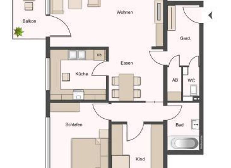 Wohnung zur Miete 950 € 3 Zimmer 86,1 m²<br/>Wohnfläche 01.08.2025<br/>Verfügbarkeit Lichtenhof Nürnberg 90459