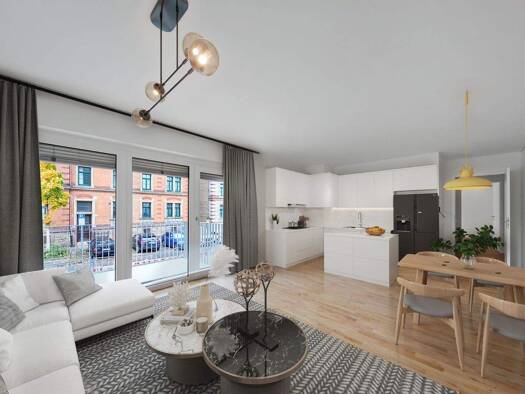 Wohnung zur Miete - Erstbezug 1.590 € 3 Zimmer 72,9 m² 1. Geschoss frei ab sofort Rümelinstraße 26 Nord Stuttgart 70191