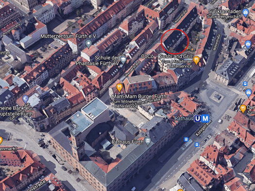 Tiefgarage zur Miete provisionsfrei 105 € 2 m² Innenstadt Fürth 90762