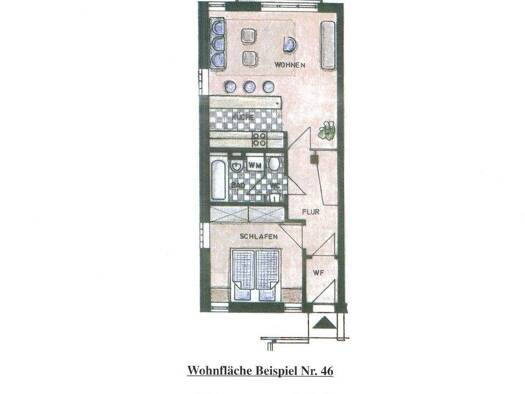 Wohnung zur Miete 700 € 2 Zimmer 55,1 m² 3 Geschosse frei ab sofort Elmshorn 25335