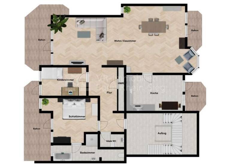Wohnung zum Kauf 415.000 € 3 Zimmer 141,1 m² 1. Geschoss Oedekoven Alfter 53347