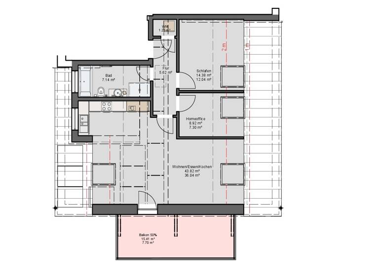 Penthouse zum Kauf - Erstbezug provisionsfrei 462.420 € 3,5 Zimmer 77,1 m² 3. Geschoss frei ab sofort Drahtzieherstraße 7 Mühlhof Nürnberg 90453