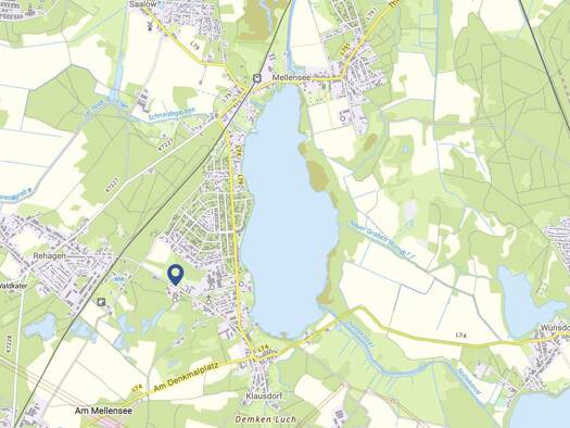 Grundstück zum Kauf 146.260 € 710 m² Grundstück Baugenehmigung vorhanden frei ab sofort Bahnhofstraße 17 Klausdorf Am Mellensee 15838