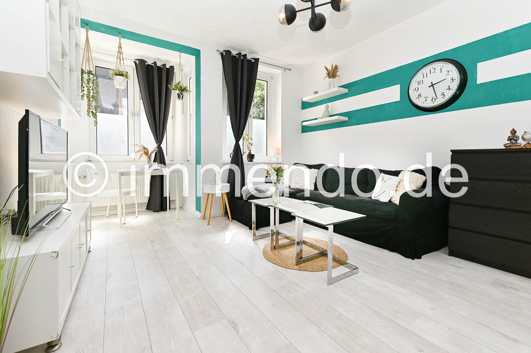 Wohnung zur Miete Wohnen auf Zeit 1.200 € 2 Zimmer 53 m²<br/>Wohnfläche 01.01.2025<br/>Verfügbarkeit Dellviertel Duisburg 47051