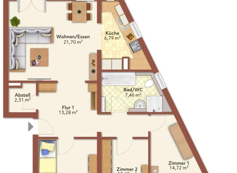 Wohnung zum Kauf 457.000 € 4 Zimmer 92 m²<br/>Wohnfläche Dorfen Dorfen 84405
