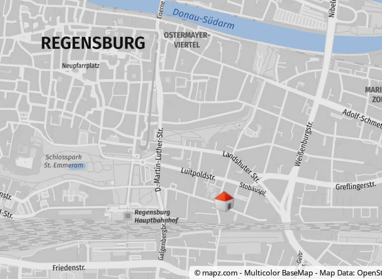 Wohnung zur Miete 1.197 € 2 Zimmer 57 m²<br/>Wohnfläche ab sofort<br/>Verfügbarkeit Ostenviertel Regensburg 93047
