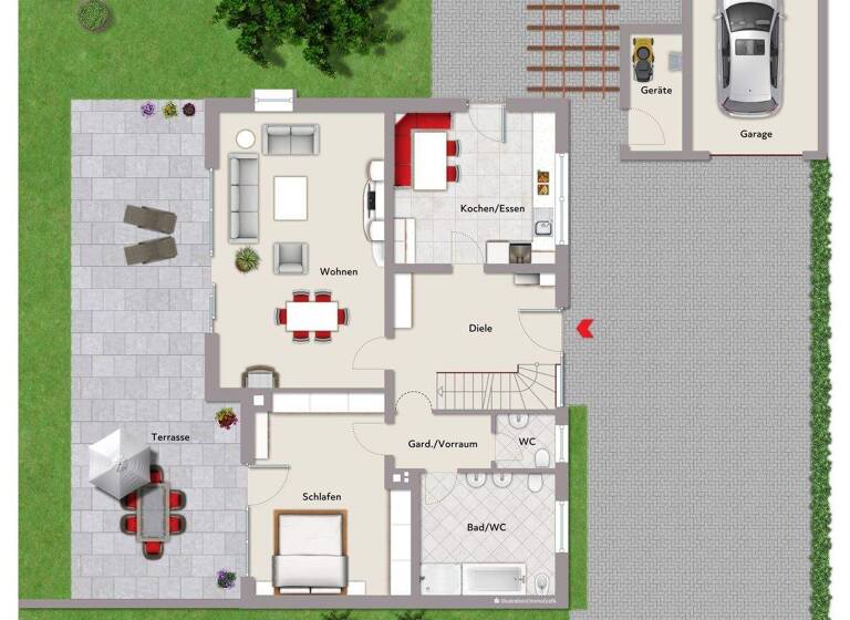 Einfamilienhaus zum Kauf 539.000 € 4 Zimmer 151 m² 1.125 m² Grundstück Tittmoning 84529