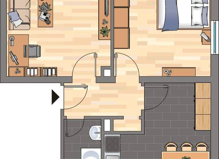 Wohnung zur Miete 476 € 2 Zimmer 50,9 m² 1. Geschoss Hermann-Sauter-Straße 15 Landau Landau in der Pfalz 76829