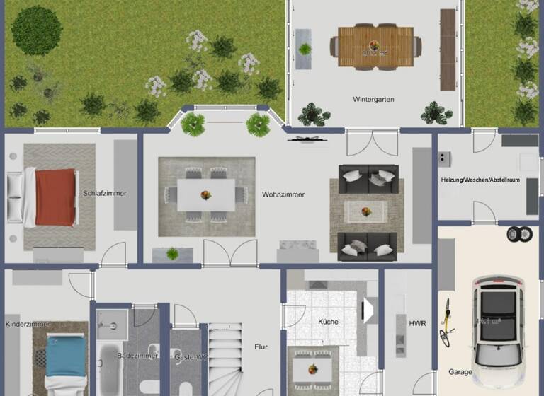 Bungalow zum Kauf provisionsfrei 384.000 € 125 m²<br/>Wohnfläche 1.140 m²<br/>Grundstück Siedlung Niederlangen-Siedlung 49779