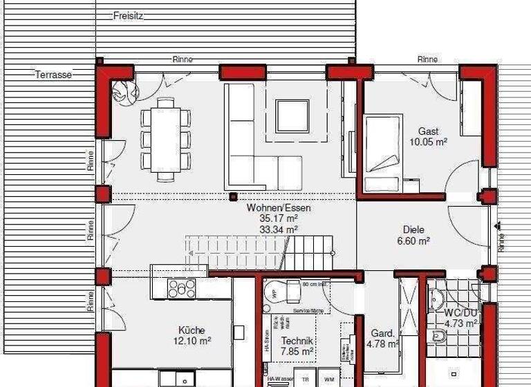 Einfamilienhaus zum Kauf provisionsfrei 747.300 € 5 Zimmer 154 m² 680 m² Grundstück Schwegenheim 67365
