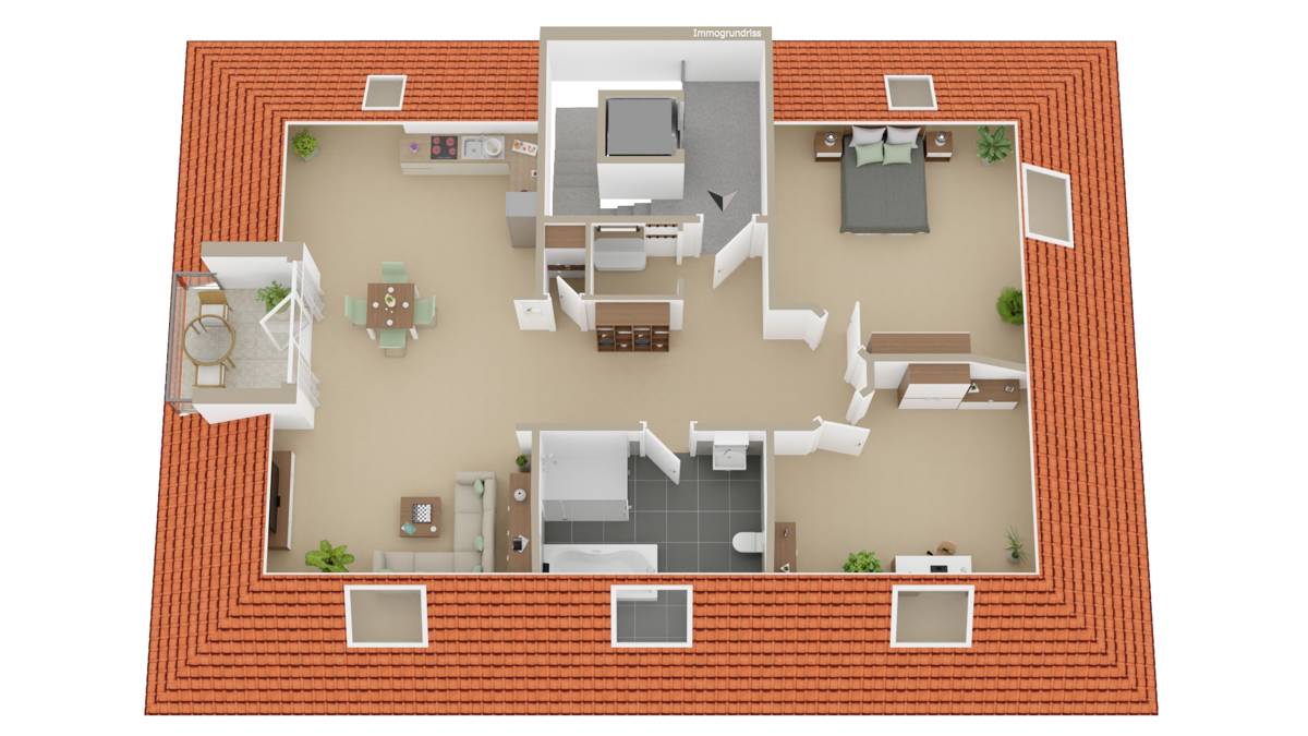 Wohnung zum Kauf 279.000 € 3 Zimmer 90 m²<br/>Wohnfläche 3.<br/>Geschoss Bad Laer Bad Laer 49196