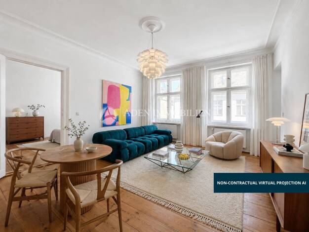 Wohnung zum Kauf 299.900 € 2 Zimmer 38,9 m² 4. Geschoss Knesebeckstraße 4 Charlottenburg Charlottenburg-Wilmersdorf 10623