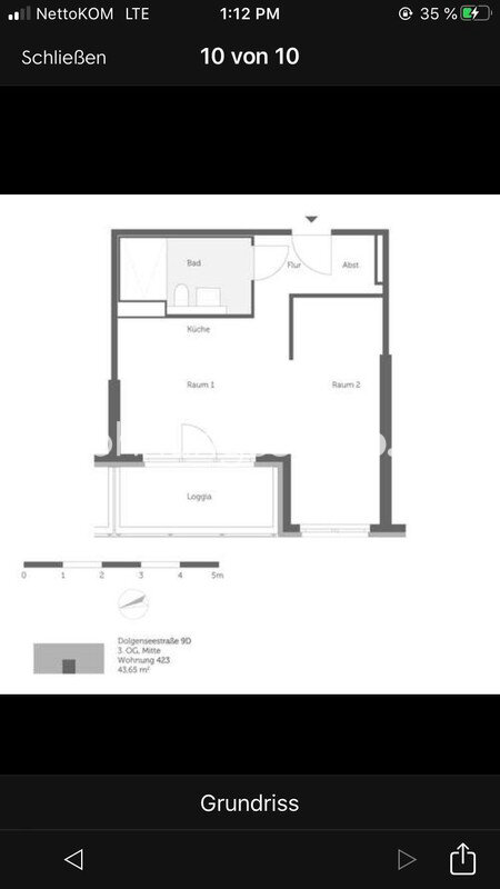 Studio zur Miete 356 € 1 Zimmer 44 m²<br/>Wohnfläche 4.<br/>Geschoss Friedrichsfelde 10319