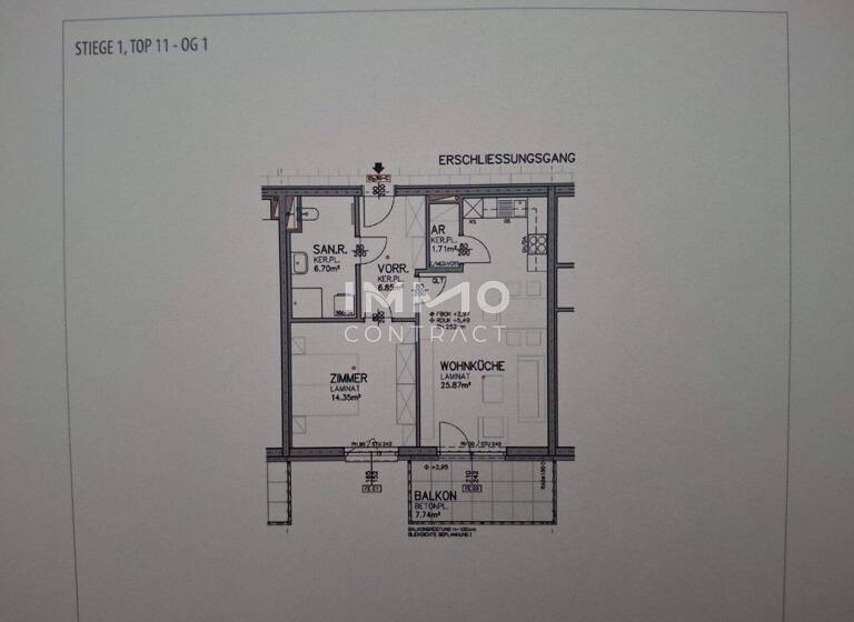 Wohnung zur Miete - Erstbezug 680 € 2 Zimmer 55,3 m² EG Sankt Georgen am Leithagebirge Eisenstadt 7000