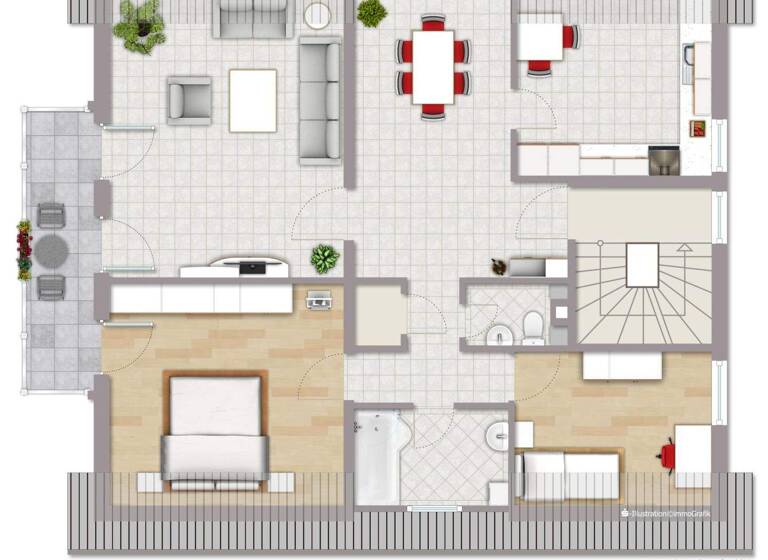 Wohnung zur Miete 880 € 3,5 Zimmer 84 m² frei ab 01.05.2026 Vehlingen Isselburg 46419