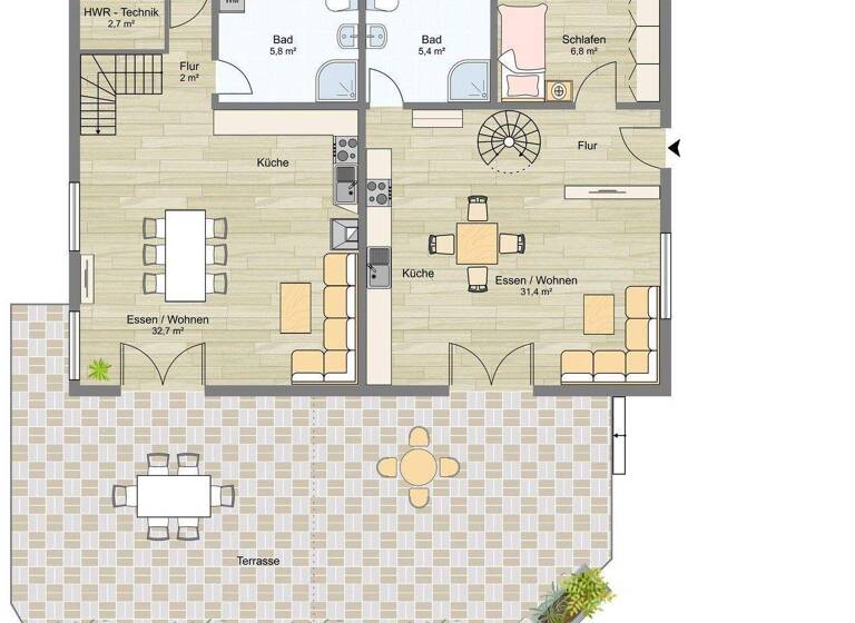 Haus zum Kauf provisionsfrei 617.000 € 6 Zimmer 147 m² 403 m² Grundstück Zu den Karlsbergen 3 Zempin 17459