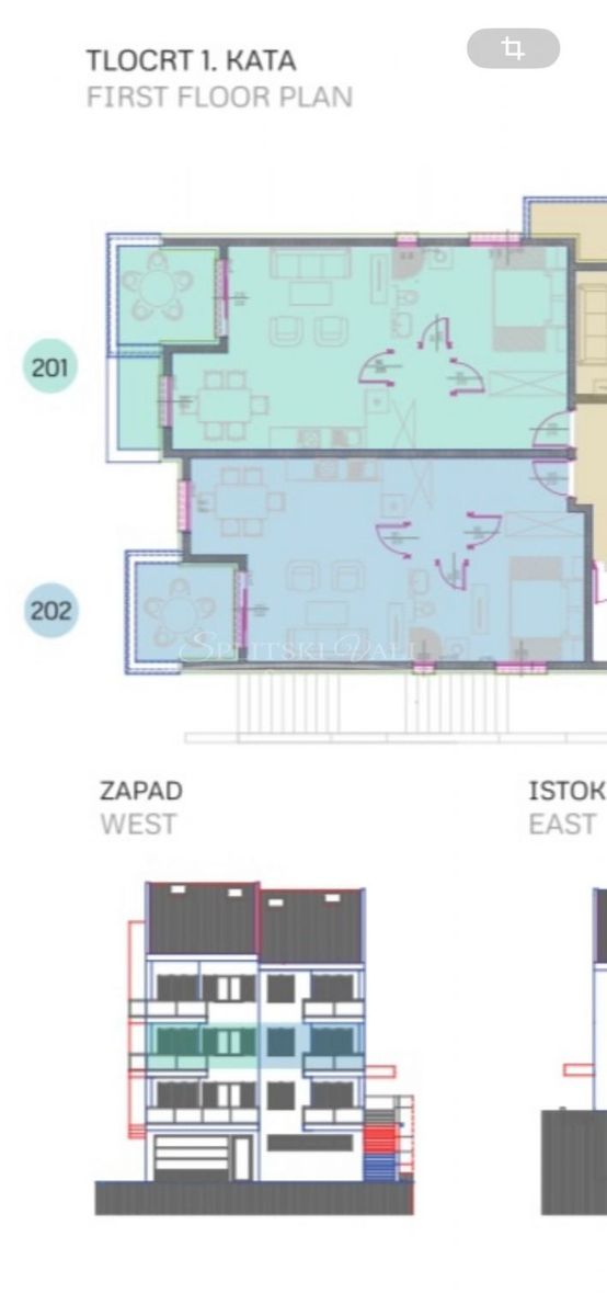 Wohnung zum Kauf 240.000 € 1 Zimmer 57 m²<br/>Wohnfläche 1.<br/>Geschoss Makarska center