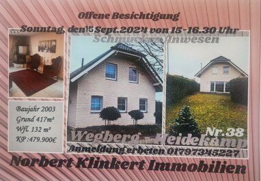 Einfamilienhaus zum Kauf provisionsfrei 479.900 € 4 Zimmer 131 m² 417 m² Grundstück Heidekamp 38 Beeckerheide Wegberg 41844