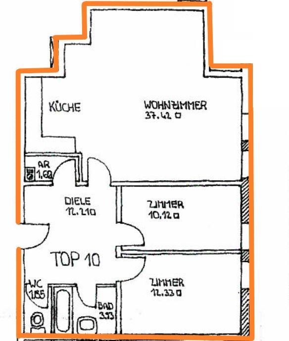 Wohnung zur Miete 520 € 3 Zimmer 1.<br/>Geschoss Mauthausener Straße 6 St. Georgen an der Gusen 4222