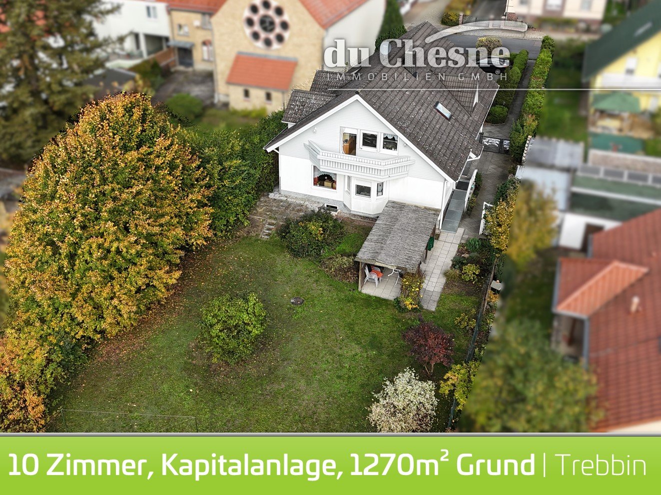 Mehrfamilienhaus zum Kauf als Kapitalanlage geeignet 500.000 € 10 Zimmer 261 m²<br/>Wohnfläche 1.275 m²<br/>Grundstück Trebbin Trebbin 14959