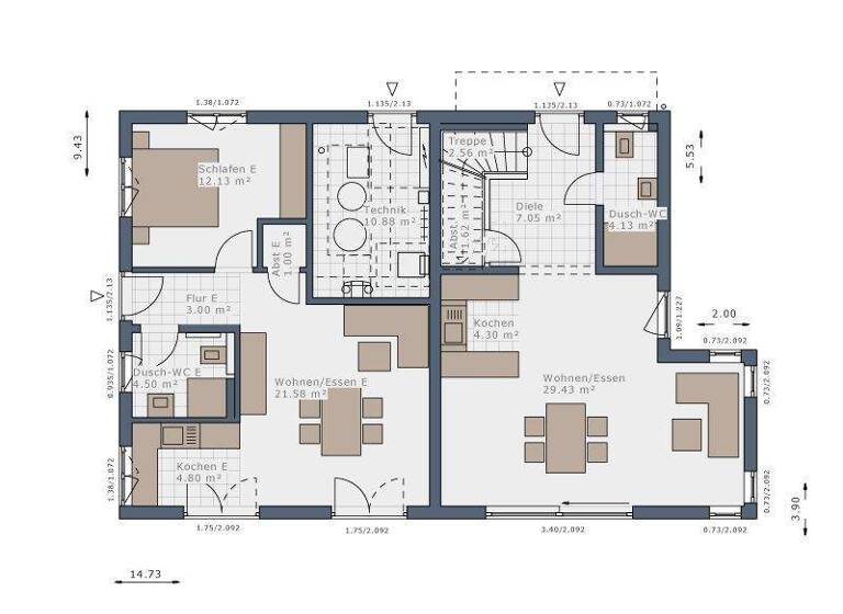 Mehrfamilienhaus zum Kauf provisionsfrei 890.000 € 7 Zimmer 200 m² 561 m² Grundstück Grötzingen Aichtal 72631