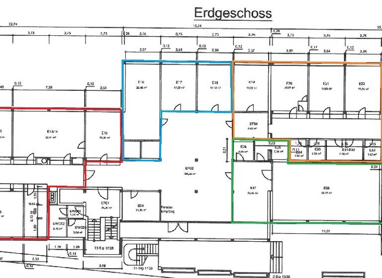 Bürogebäude zur Miete provisionsfrei 17 Zimmer 235 m² Bürofläche Altenhagen Hagen 58097