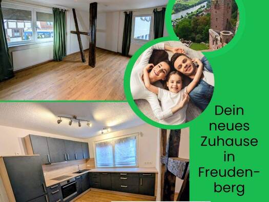 Doppelhaushälfte zum Kauf 135.000 € 3 Zimmer 98 m² 121 m² Grundstück frei ab sofort Freudenberg 97896