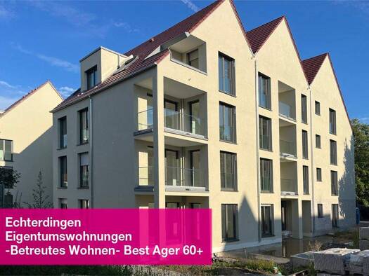 Wohnung zum Kauf provisionsfrei 326.610 € 1,5 Zimmer 46,1 m² EG Echterdingen Leinfelden-Echterdingen 70771