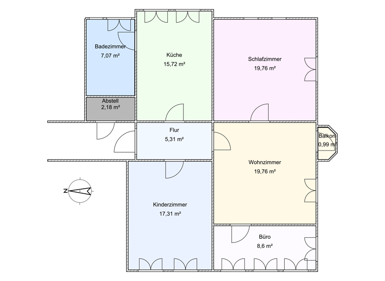 Wohnung zur Miete 1.350 € 3 Zimmer 95 m²<br/>Wohnfläche 1.<br/>Geschoss 01.07.2025<br/>Verfügbarkeit Bad Doberan Bad Doberan 18209