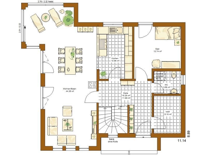 Einfamilienhaus zum Kauf provisionsfrei 628.120 € 5 Zimmer 171 m²<br/>Wohnfläche 621 m²<br/>Grundstück Kleinochsenfurt Ochsenfurt 97199