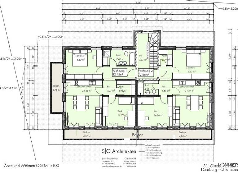 Wohnung zum Kauf 508.760 € 3 Zimmer 72,7 m² Eggstätt 83125