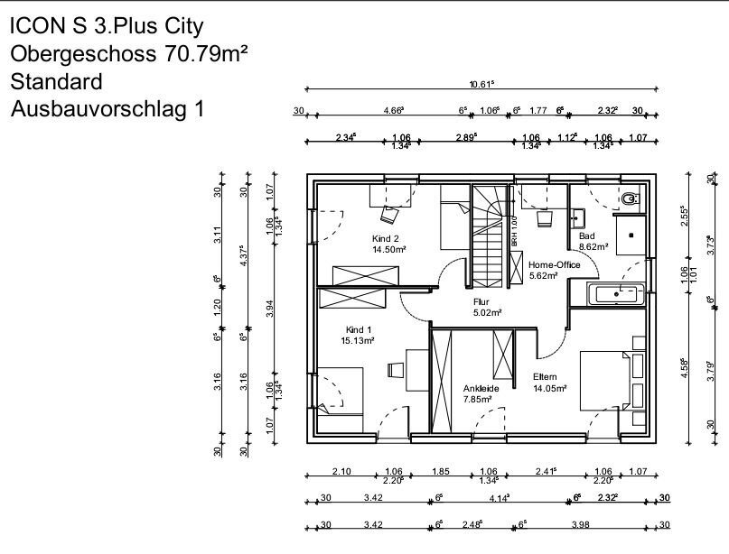 Einfamilienhaus zum Kauf provisionsfrei 611.150 € 4 Zimmer 142 m² 473 m² Grundstück Zeidlerweg - Parz. 3 Pfeifferhütte Schwarzenbruck 90592