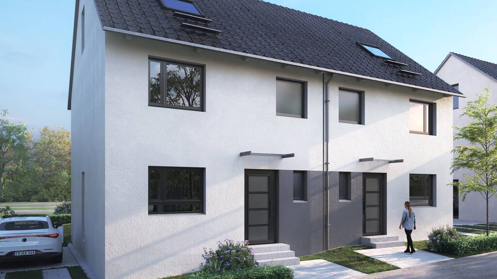 Doppelhaushälfte zum Kauf - Erstbezug provisionsfrei 549.000 € 4 Zimmer 123 m² 275 m² Grundstück Ober-Mörlen 61239