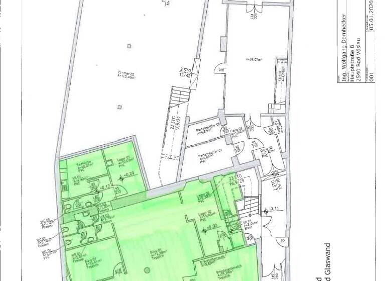 Büro zur Miete 1.606 € 8,5 Zimmer Bad Vöslau 2540