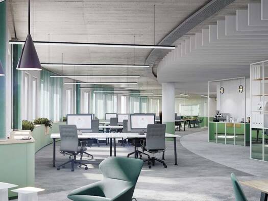 Büro zur Miete 24,50 € 195 m² Bürofläche Moabit Berlin 10553