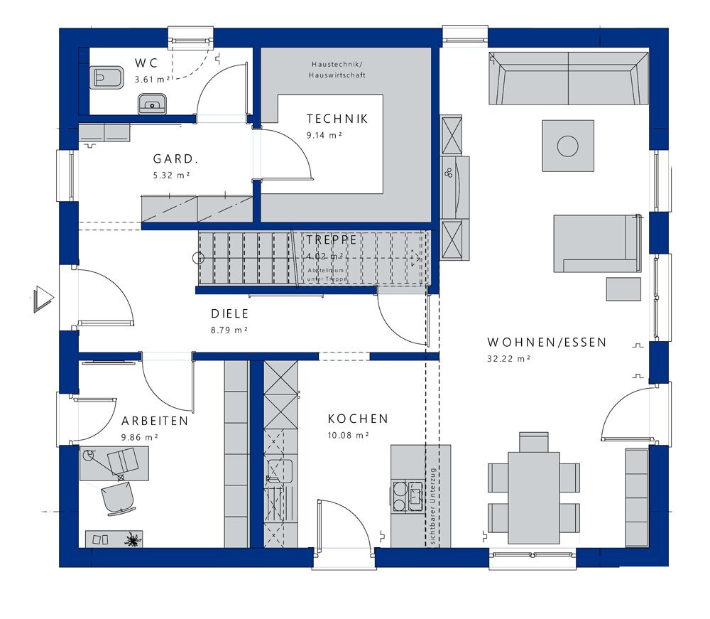 Haus zum Kauf 543.949 € 5 Zimmer 166 m²<br/>Wohnfläche 488 m²<br/>Grundstück Neuhof Tecklenburg 49495