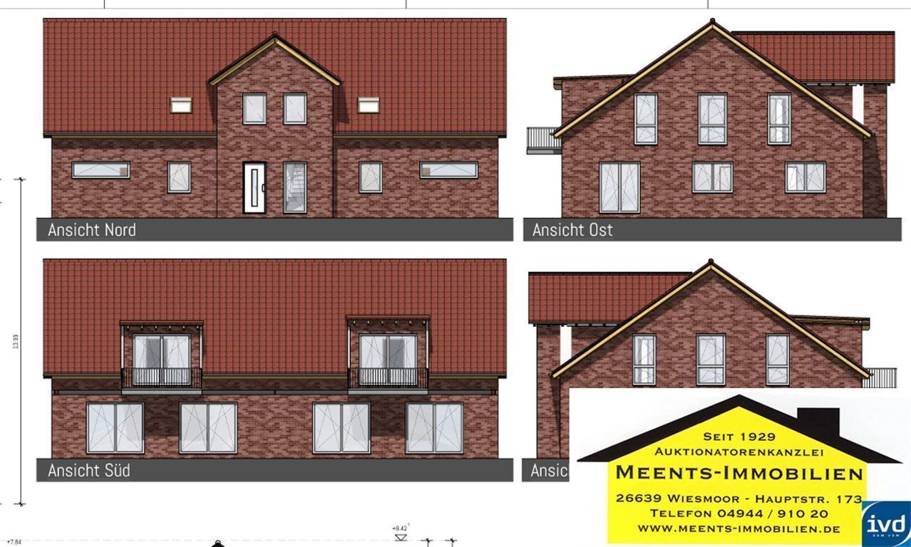 Wohnung zum Kauf 290.000 € 3 Zimmer 91 m²<br/>Wohnfläche 01.05.2025<br/>Verfügbarkeit Wiesmoor Wiesmoor 26639