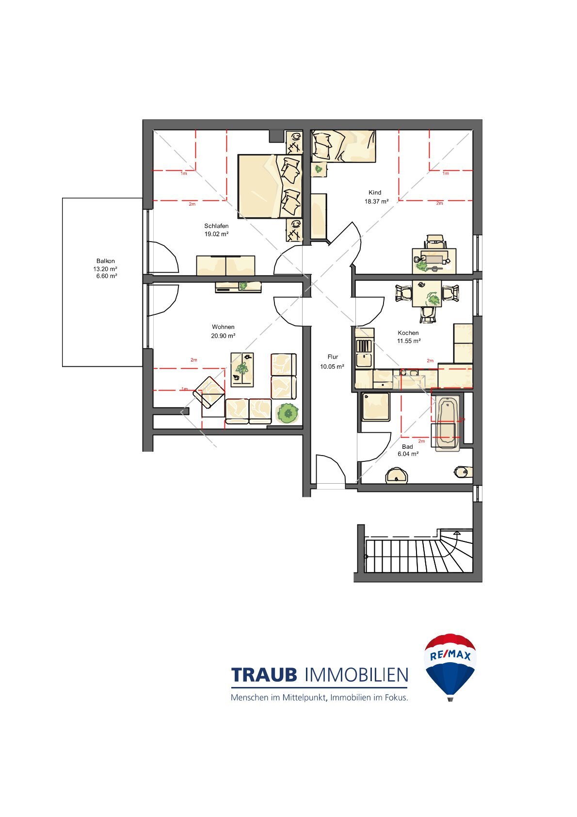 Wohnung zum Kauf 339.000 € 3 Zimmer 92,5 m²<br/>Wohnfläche ab sofort<br/>Verfügbarkeit Rommelshausen Kernen im Remstal 71394