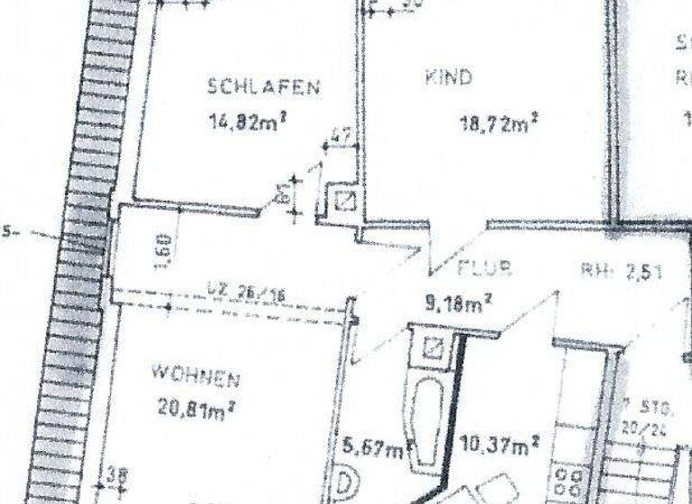 Wohnung zur Miete 500 € 3 Zimmer 80 m² Gotha 99867