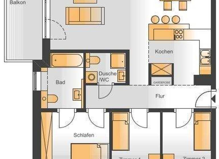 Wohnung zur Miete 1.499 € 3 Zimmer 108 m² 2. Geschoss Leipziger Str. 163 Zwenkau 04442