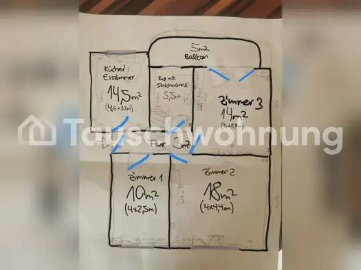 Wohnung zur Miete Tauschwohnung 700 € 3 Zimmer 65 m² 1. Geschoss Stühlinger Freiburg im Breisgau 79106