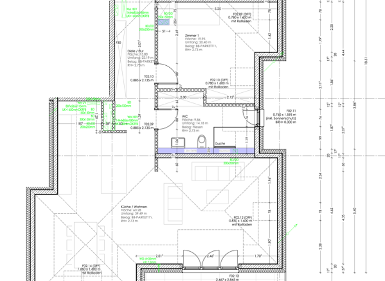 Penthouse zum Kauf - Erstbezug provisionsfrei 1.149.000 € 3 Zimmer 148,6 m² 3. Geschoss Bad Nauheim 61231