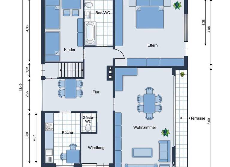 Bungalow zum Kauf 299.000 € 3 Zimmer 100 m² 1.333 m² Grundstück Kirchlinteln 27308