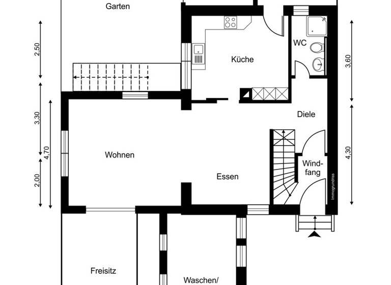 Reihenendhaus zum Kauf 449.000 € 6 Zimmer 183,7 m² 300 m² Grundstück Kleinkems Efringen-Kirchen 79588