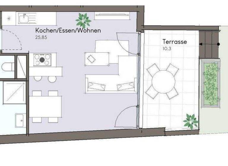 Wohnung zum Kauf - Erstbezug 265.050 € 2 Zimmer 50,6 m² EG Doktor Karl Renner-Platz Traiskirchen 2514