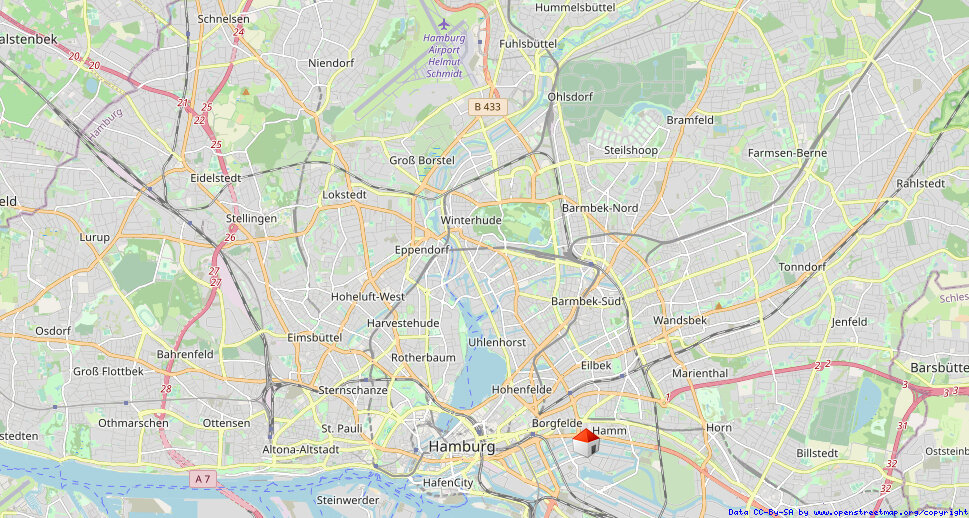 Hotel zum Kauf 6.350.000 € 1.181 m²<br/>Grundstück Hamm Hamburg 20537