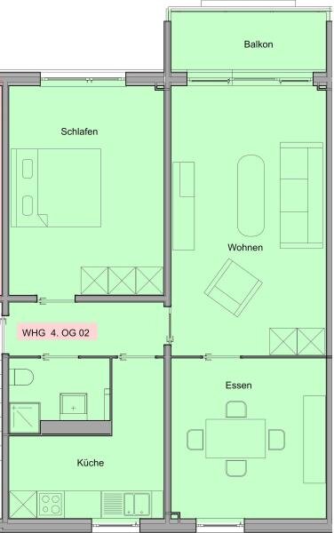 Wohnung zur Miete 456 € 3 Zimmer 67,1 m²<br/>Wohnfläche Sagard Sagard 18551