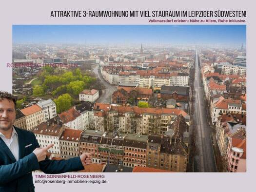 Wohnung zum Kauf 119.900 € 3 Zimmer 79,7 m² EG Paulinenstraße 7 WE01 Volkmarsdorf Leipzig / Volkmarsdorf 04315